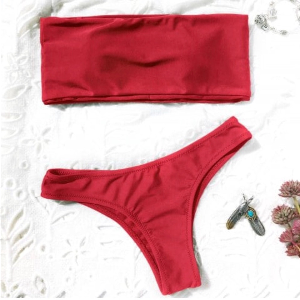 Red bikini